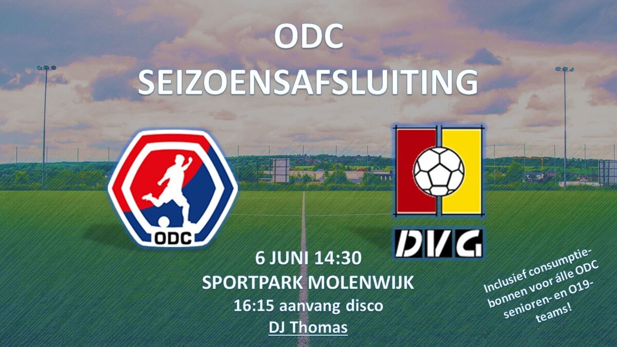 Poster Seizoensafsluiting