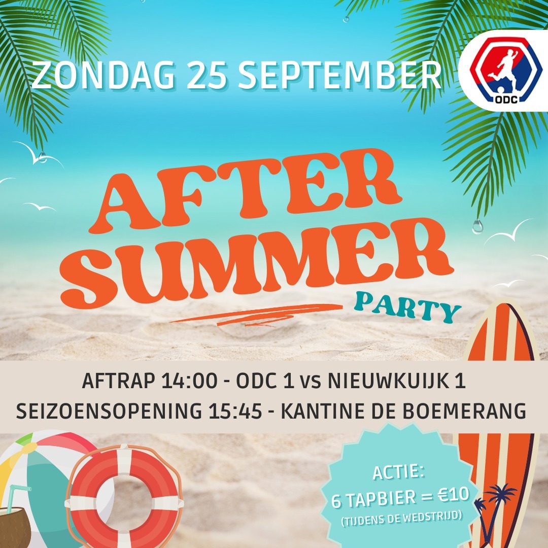 Poster after summer party 25 09 2022