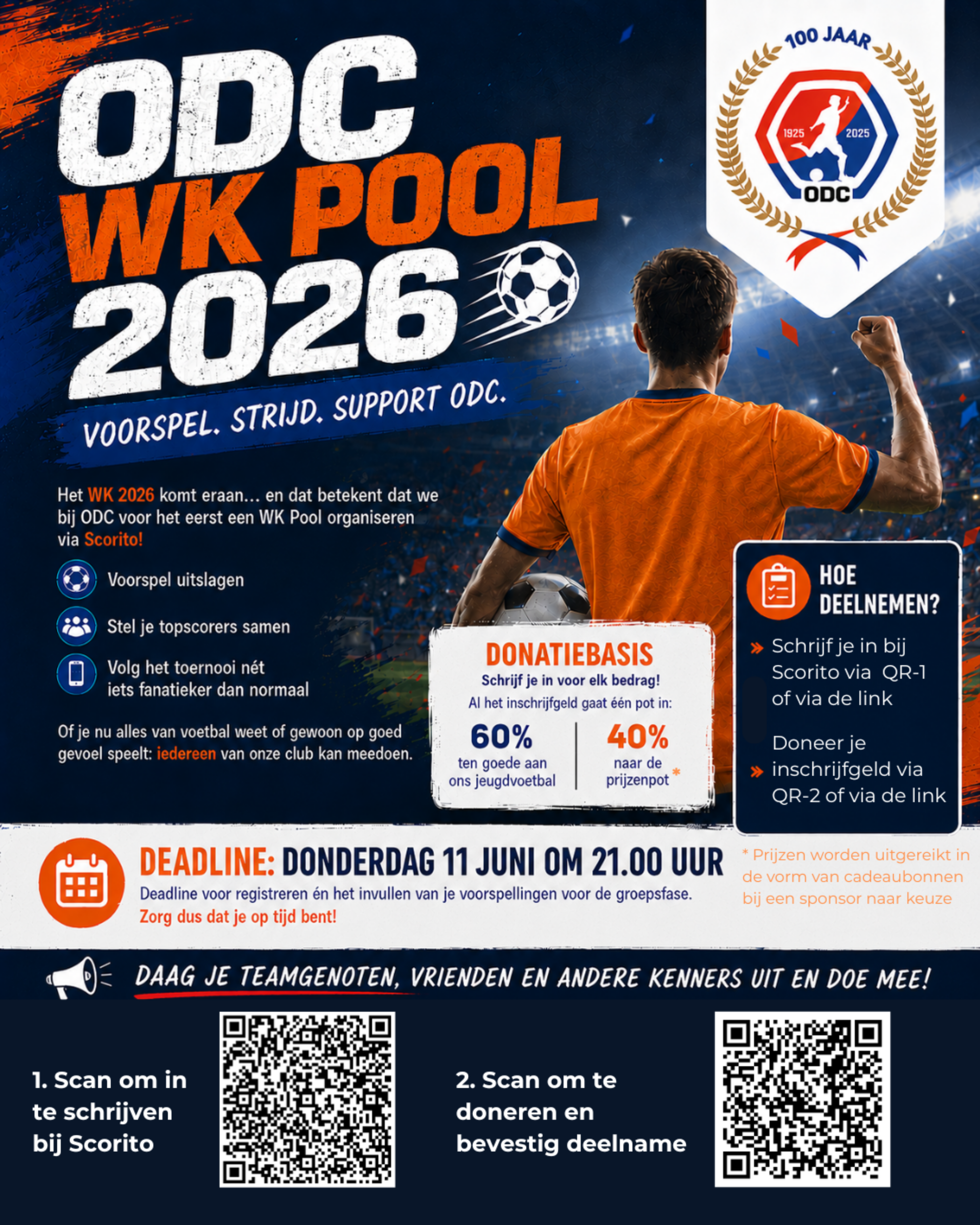 Poster WK Pool 2026 ODC DEF