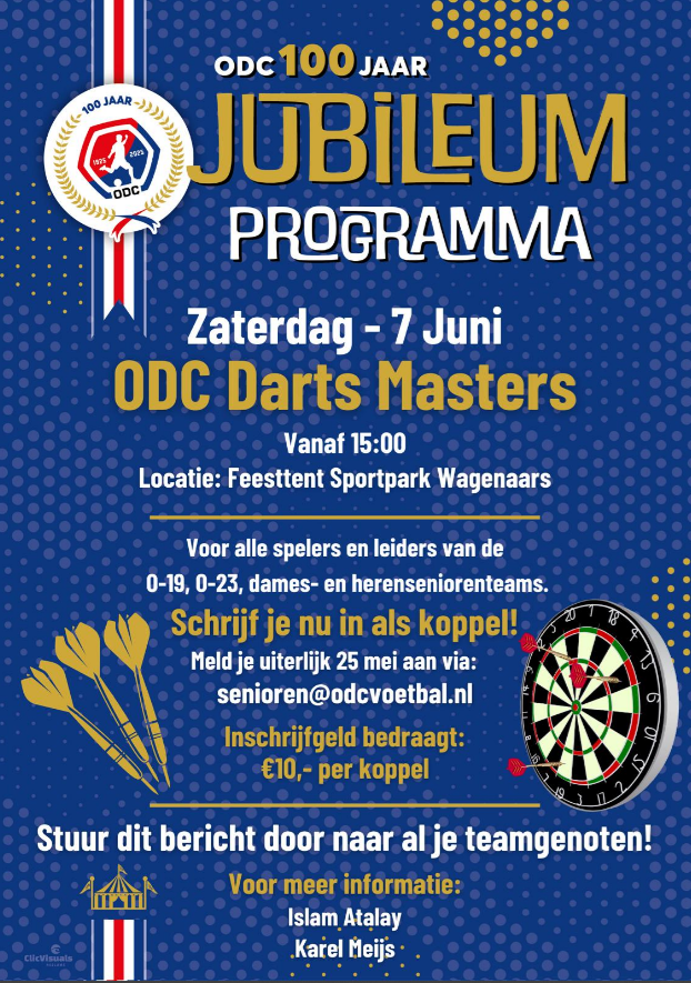 7 juni dartmaster