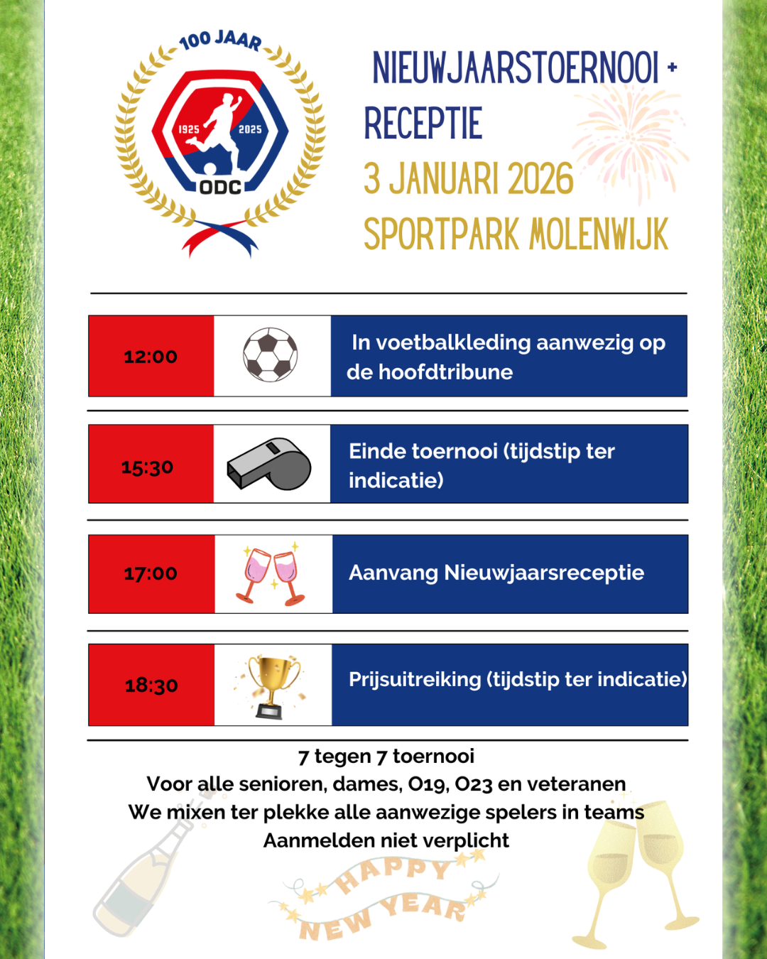 Poster nieuwjaarsreceptie 2026