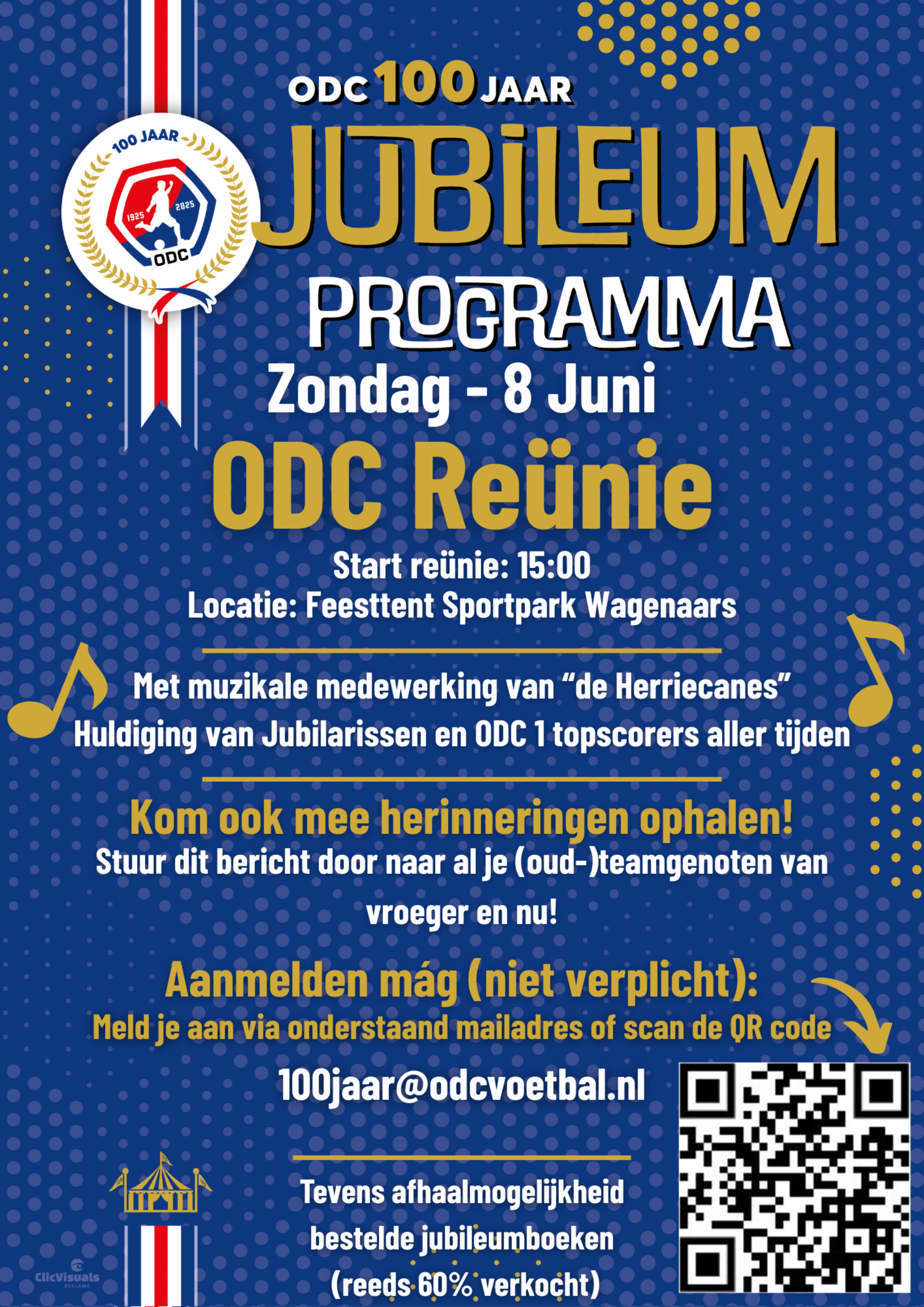 ODC Reünie poster 8 juni