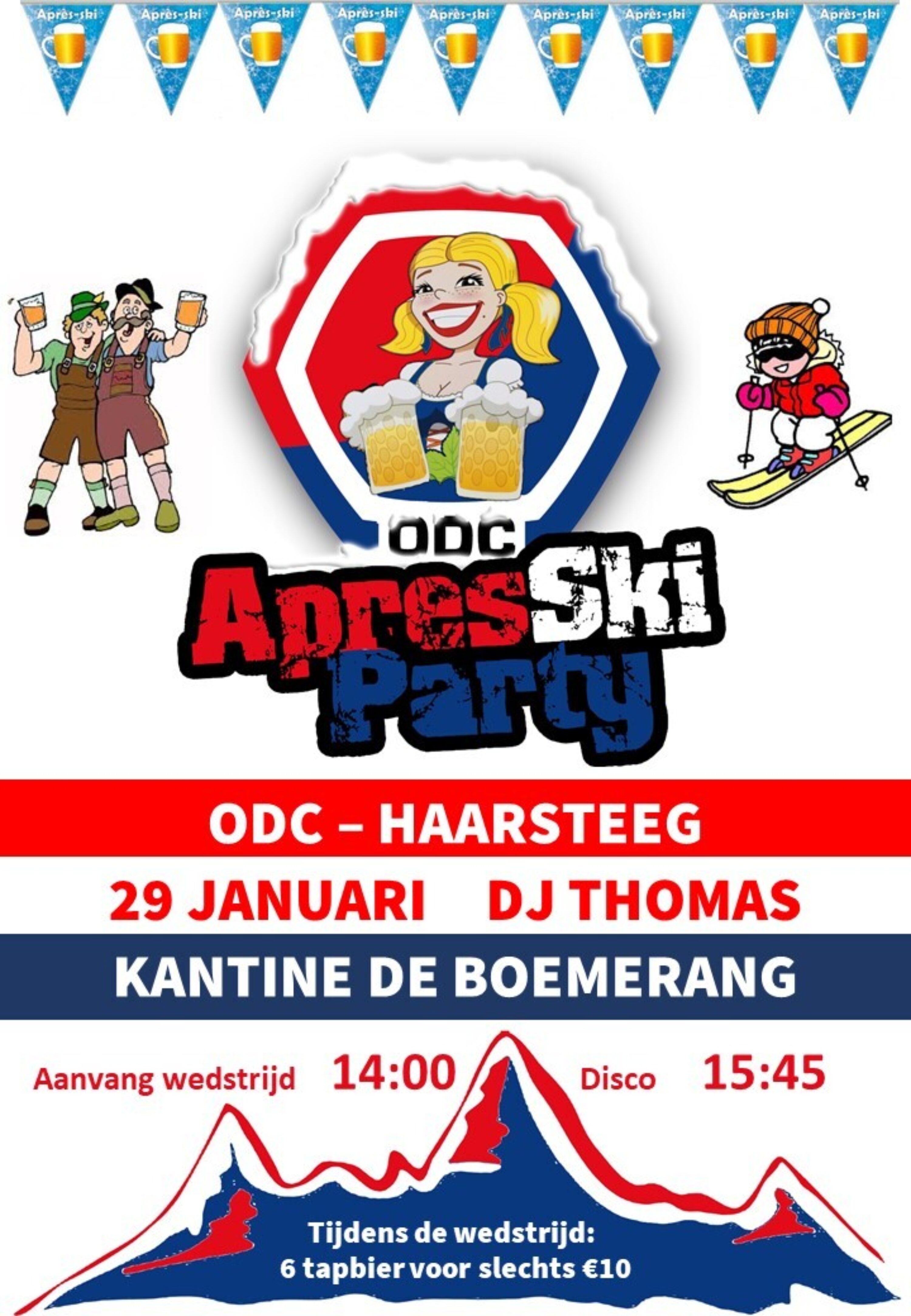 Poster ODC Apres ski 2023