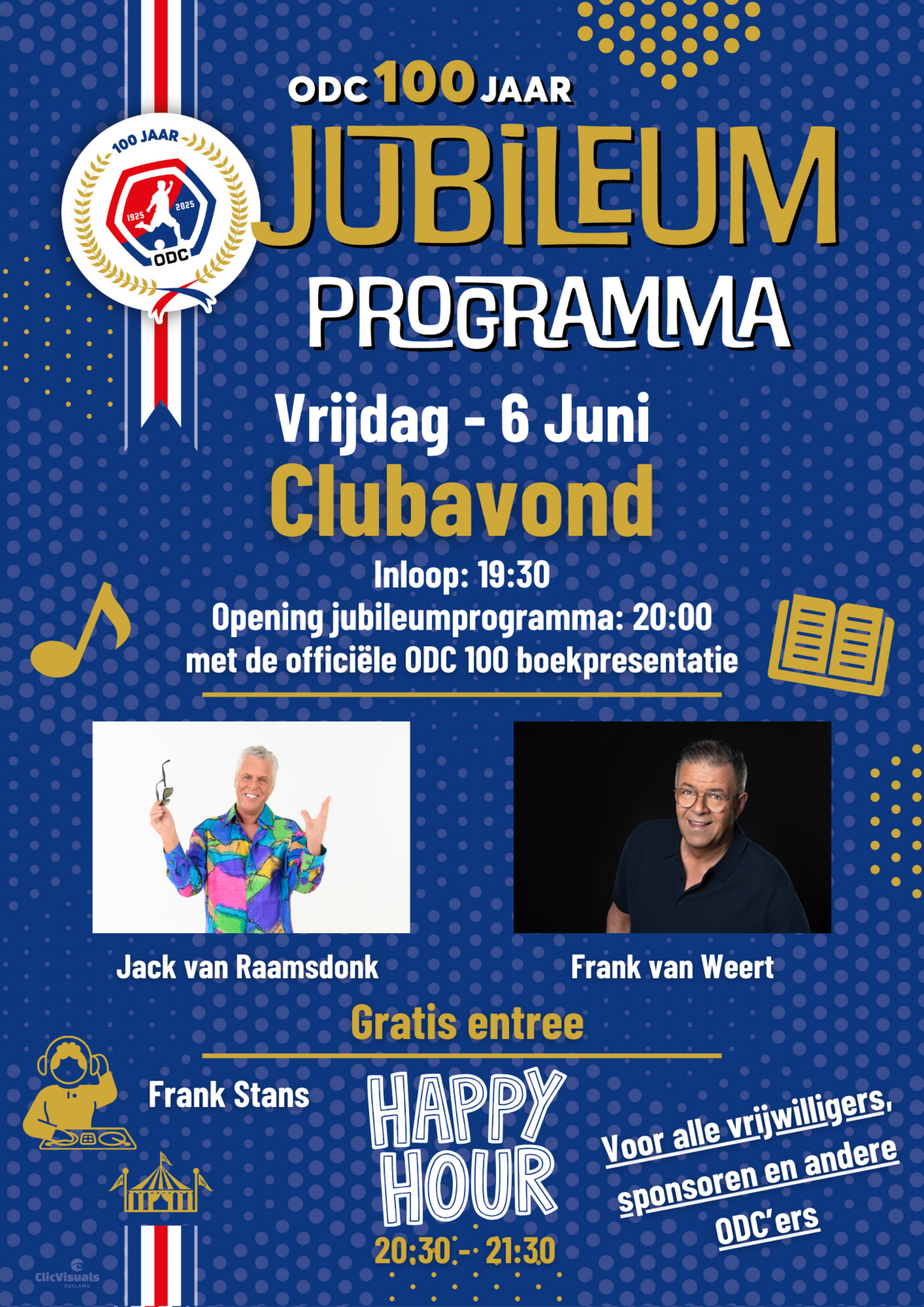 Poster ODC Clubavond 6 juni