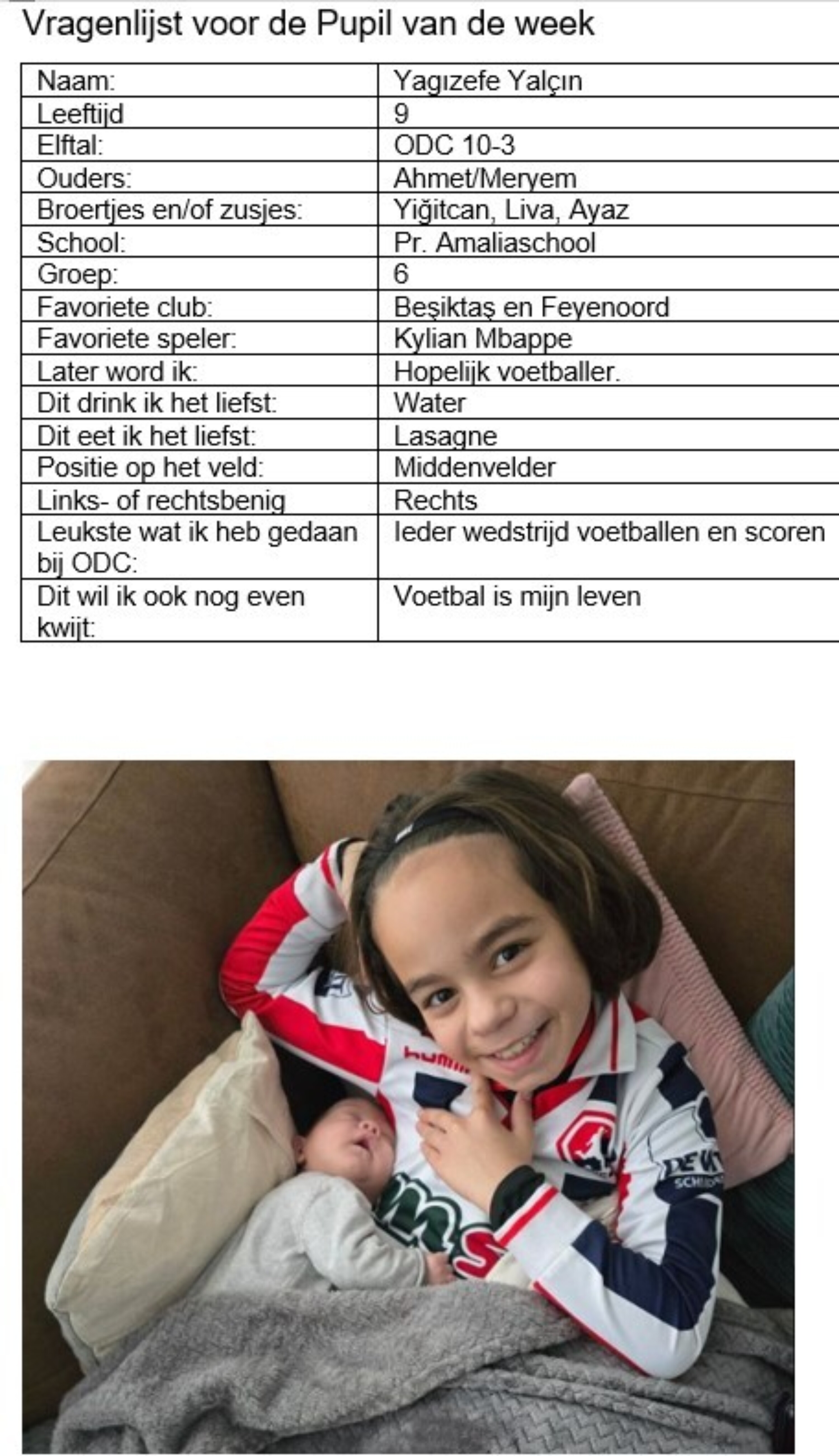Pupil yagzele